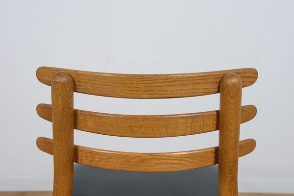 Mid-Century Oak Dining Chairs by Poul Volther for FDB Mobler, Denmark, 1960s, Set of 6-NIT-1735990