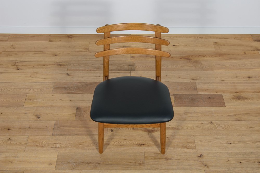 Mid-Century Oak Dining Chairs by Poul Volther for FDB Mobler, Denmark, 1960s, Set of 6