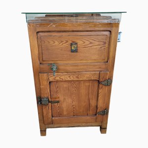 Mid-Century Oak Ice Cabinet by Nevers Pingüino-TCS-1397221