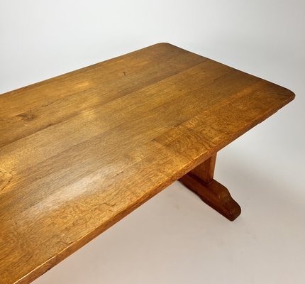 Mid-Century Oak Monastery Table, 1960s-RMX-1245028