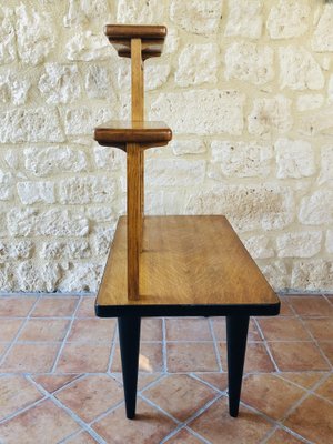 Mid-Century Oak Plant Stand, 1960s-OJT-1769058