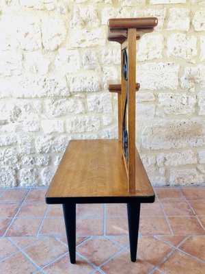 Mid-Century Oak Plant Stand, 1960s-OJT-1769058