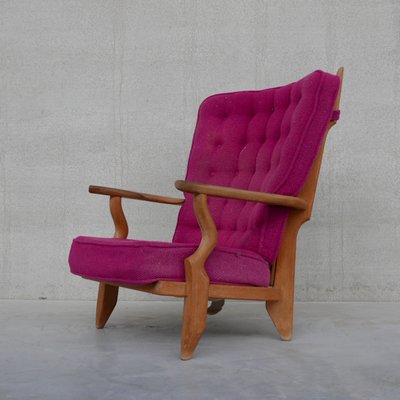 Mid-Century Oak Repos Armchair by Guillerme Et Chambron-JRP-1054394