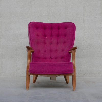 Mid-Century Oak Repos Armchair by Guillerme Et Chambron-JRP-1054394