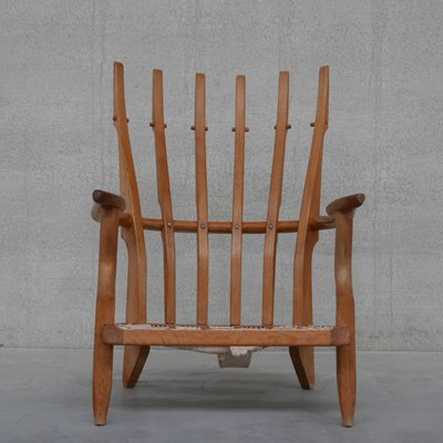 Mid-Century Oak Repos Armchair by Guillerme Et Chambron-JRP-1054394