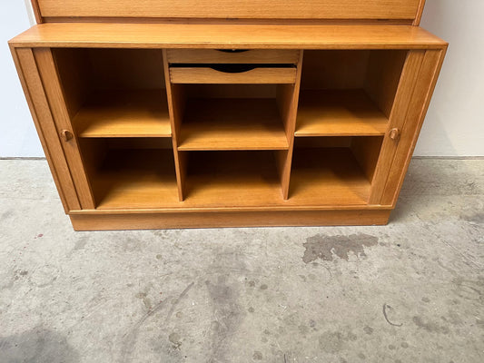 Mid-Century Oak Secretary from Søborg Møbelfabrik