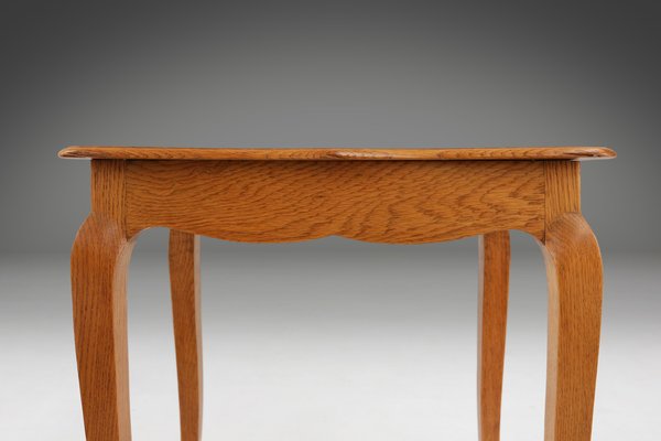 Mid-Century Oak Side Table, 1950s-YSY-1785027