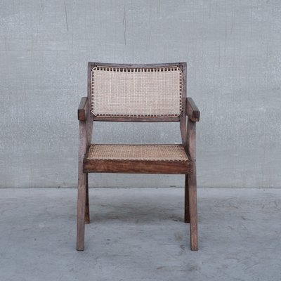 Mid-Century Office Cane Chair by Pierre Jeanneret-JRP-1160920