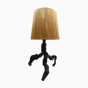 Mid-Century Olive Root Table Lamp-ARU-1073202