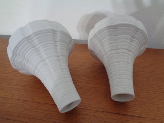 Mid-Century Op Art Vases from Heinrich, 1960s, Set of 3