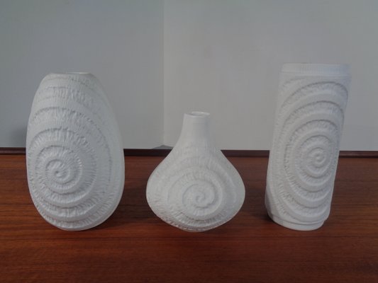 Mid-Century Op Art Vases from Royal KPM, 1960s, Set of 3-RDW-692154