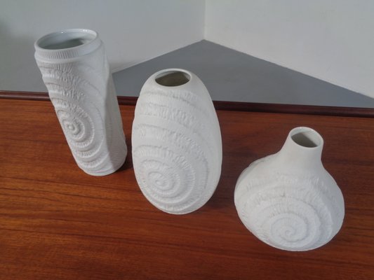 Mid-Century Op Art Vases from Royal KPM, 1960s, Set of 3-RDW-692154