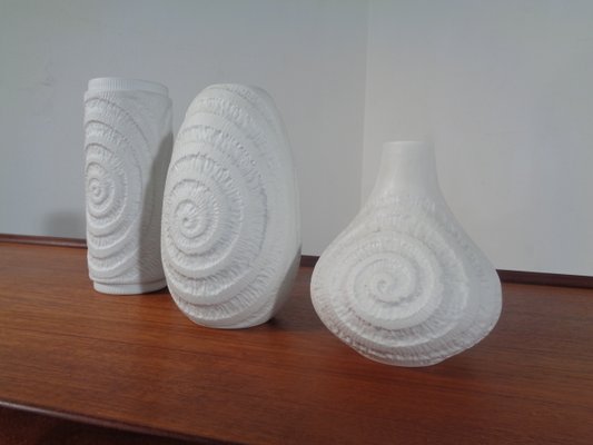 Mid-Century Op Art Vases from Royal KPM, 1960s, Set of 3-RDW-692154