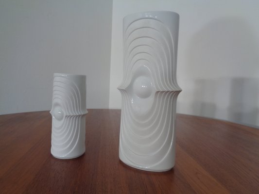 Mid-Century Op Art Vases from Royal KPM, 1960s, Set of 6-RDW-713685