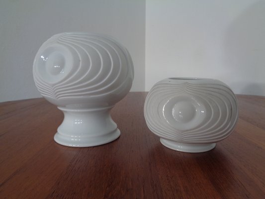 Mid-Century Op Art Vases from Royal KPM, 1960s, Set of 6-RDW-713685