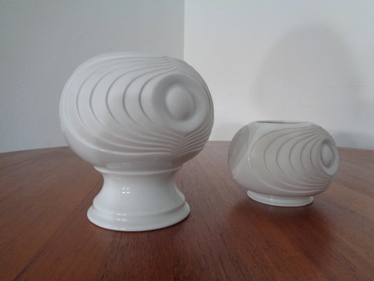 Mid-Century Op Art Vases from Royal KPM, 1960s, Set of 6