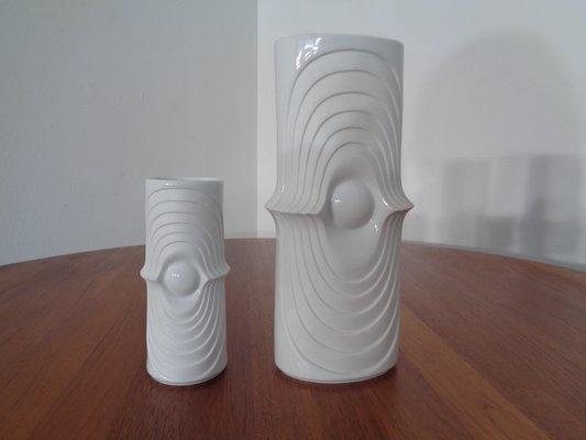 Mid-Century Op Art Vases from Royal KPM, 1960s, Set of 6-RDW-713685