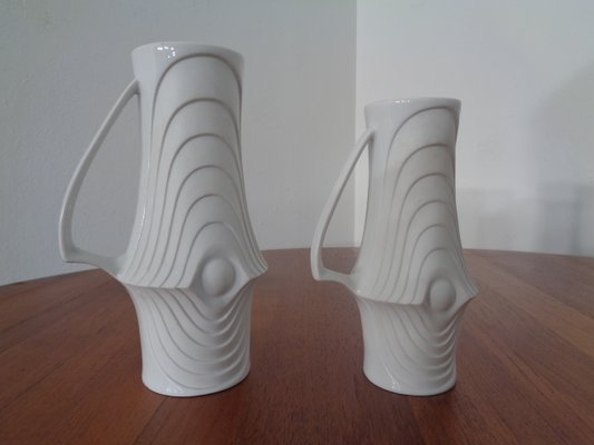 Mid-Century Op Art Vases from Royal KPM, 1960s, Set of 6-RDW-713685