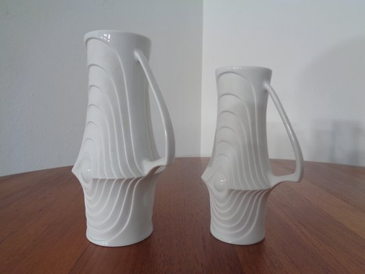 Mid-Century Op Art Vases from Royal KPM, 1960s, Set of 6-RDW-713685