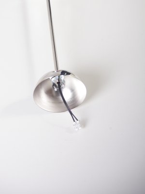 Mid-Century Opaline and Chrome Pendant Light, 1970s-IND-1779992