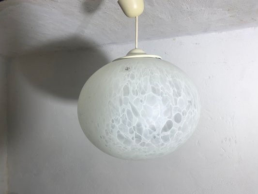 Mid-Century Opaline Glass Ceiling Lamp from Peill & Putzler, 1960s-PYR-674093