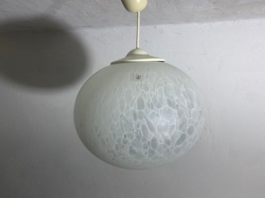 Mid-Century Opaline Glass Ceiling Lamp from Peill & Putzler, 1960s-PYR-674093