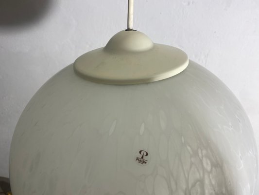 Mid-Century Opaline Glass Ceiling Lamp from Peill & Putzler, 1960s-PYR-674093