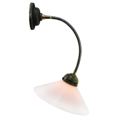 Mid-Century Opaline Glass Sconce-BLS-557372