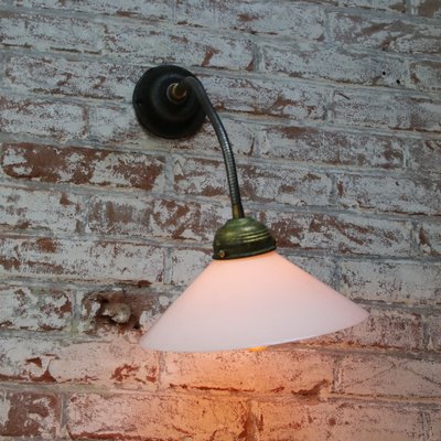 Mid-Century Opaline Glass Sconce-BLS-557372