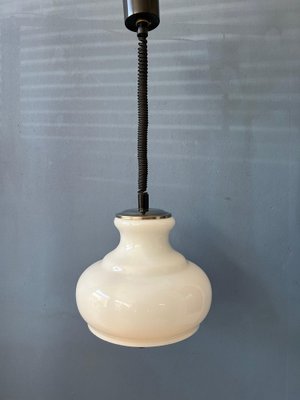 Mid-Century Opaline Milk Glass Pendant Lamp-ZBK-1740757