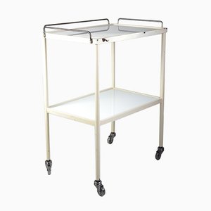 Mid-Century Opaxit Glass Medical Trolley Set of 2, 1960s-IND-911649