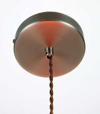 Mid-Century Orange Glass Pendant Lamp, 1970s-HGJ-728151