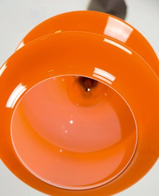 Mid-Century Orange Glass Pendant Lamp, 1970s-HGJ-728151