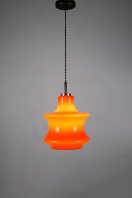 Mid-Century Orange Glass Pendant Lamp, 1970s-HGJ-728151