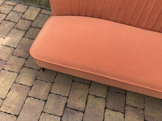 Mid-Century Orange Sofa, 1950-OXJ-974981