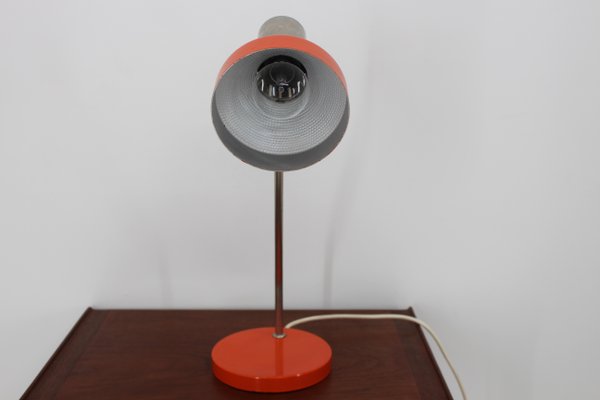 Mid-Century Orange Table Lamp, Germany, 1970s-TZ-678574