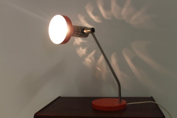 Mid-Century Orange Table Lamp, Germany, 1970s-TZ-678574