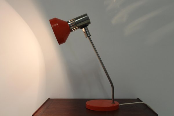 Mid-Century Orange Table Lamp, Germany, 1970s-TZ-678574