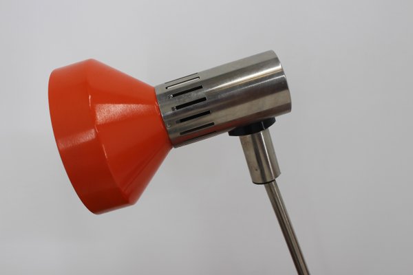 Mid-Century Orange Table Lamp, Germany, 1970s-TZ-678574