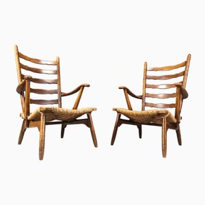 Mid-Century Organic Armchairs by De Ster Gelderland, 1960s, Set of 2-IRH-2035604