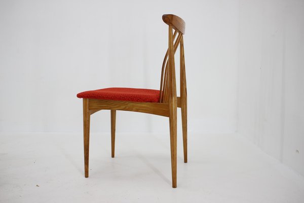 Mid-Century Organic Beech Dining Chairs, 1960s, Set of 4-TZ-970541