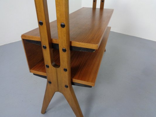 Mid-Century Organic Teak Bookcase by Karl Nothhelfer, 1950s-RDW-1767773