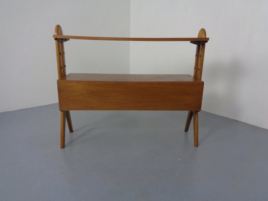 Mid-Century Organic Teak Bookcase by Karl Nothhelfer, 1950s-RDW-1767773