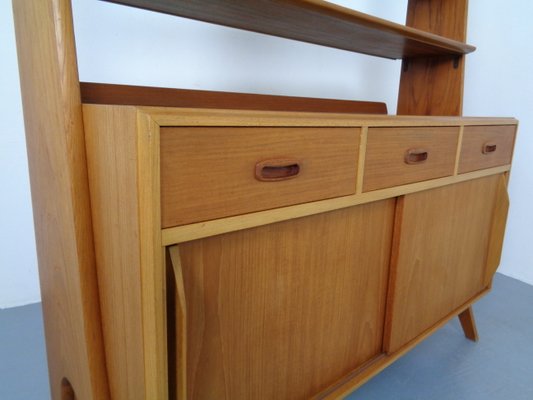 Mid-Century Organic Teak Bookcase by Karl Nothhelfer for Pollmann, 1950s-RDW-900386