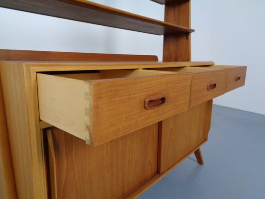 Mid-Century Organic Teak Bookcase by Karl Nothhelfer for Pollmann, 1950s-RDW-900386