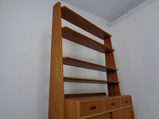 Mid-Century Organic Teak Bookcase by Karl Nothhelfer for Pollmann, 1950s-RDW-900386