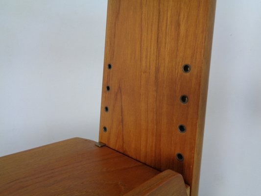 Mid-Century Organic Teak Bookcase by Karl Nothhelfer for Pollmann, 1950s-RDW-900386