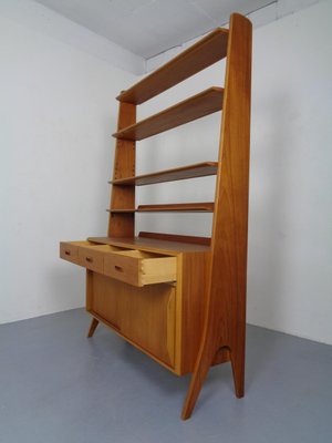 Mid-Century Organic Teak Bookcase by Karl Nothhelfer for Pollmann, 1950s-RDW-900386