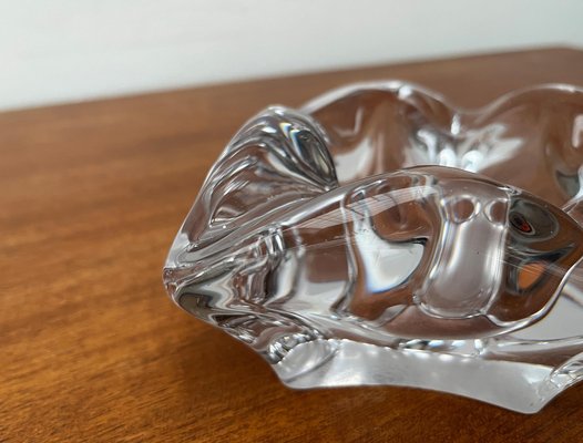 Mid-Century Organically Shaped Glass Ashtray or Bowl from Bayel Cristal of France, 1960s-UAH-1802376