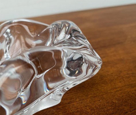 Mid-Century Organically Shaped Glass Ashtray or Bowl from Bayel Cristal of France, 1960s-UAH-1802376